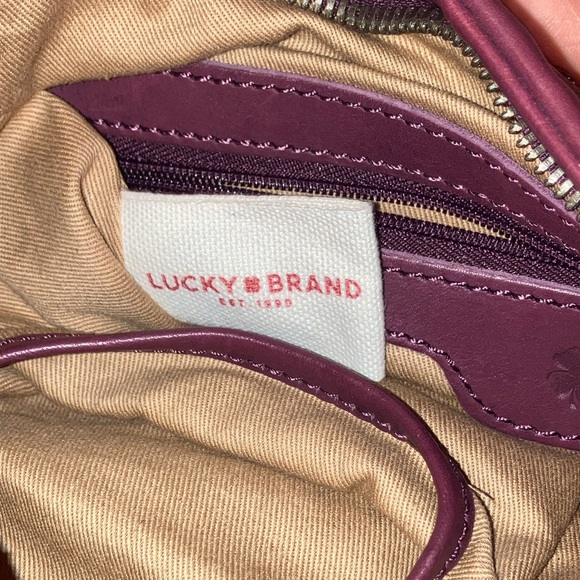 Lucky Brand Leather Shoulder Bag - Picture 13 of 16